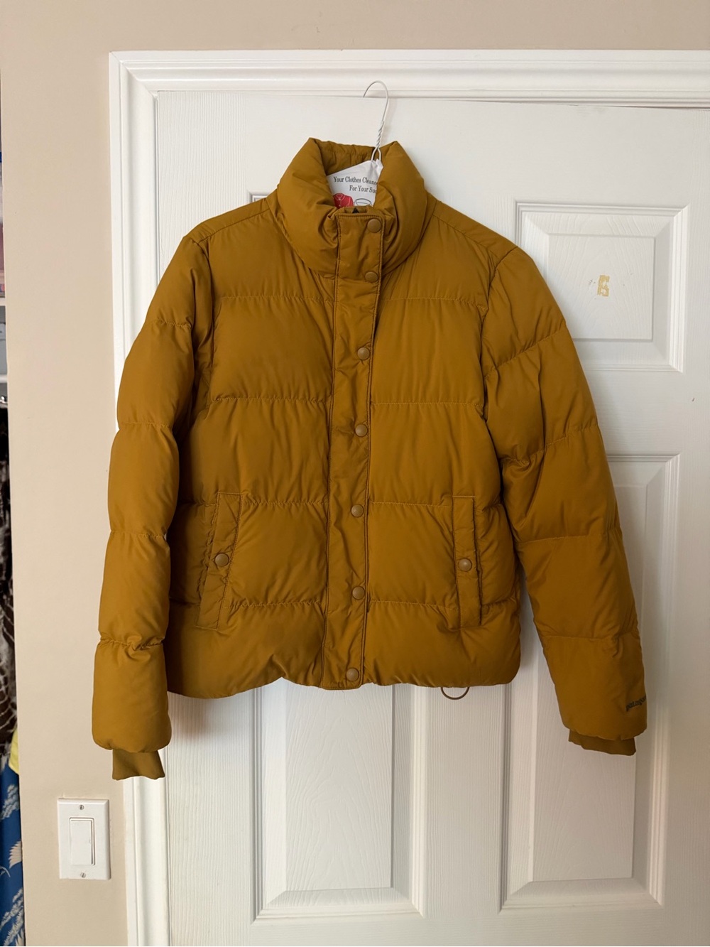 Patagonia Mustard Yellow Puffer Jacket